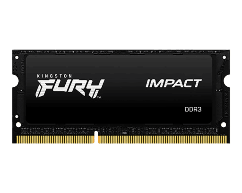 KINGSTON SODIMM FURY Impact 16GB 2666MHz DDR4 Black, CL15, 260-Pin, Notebook