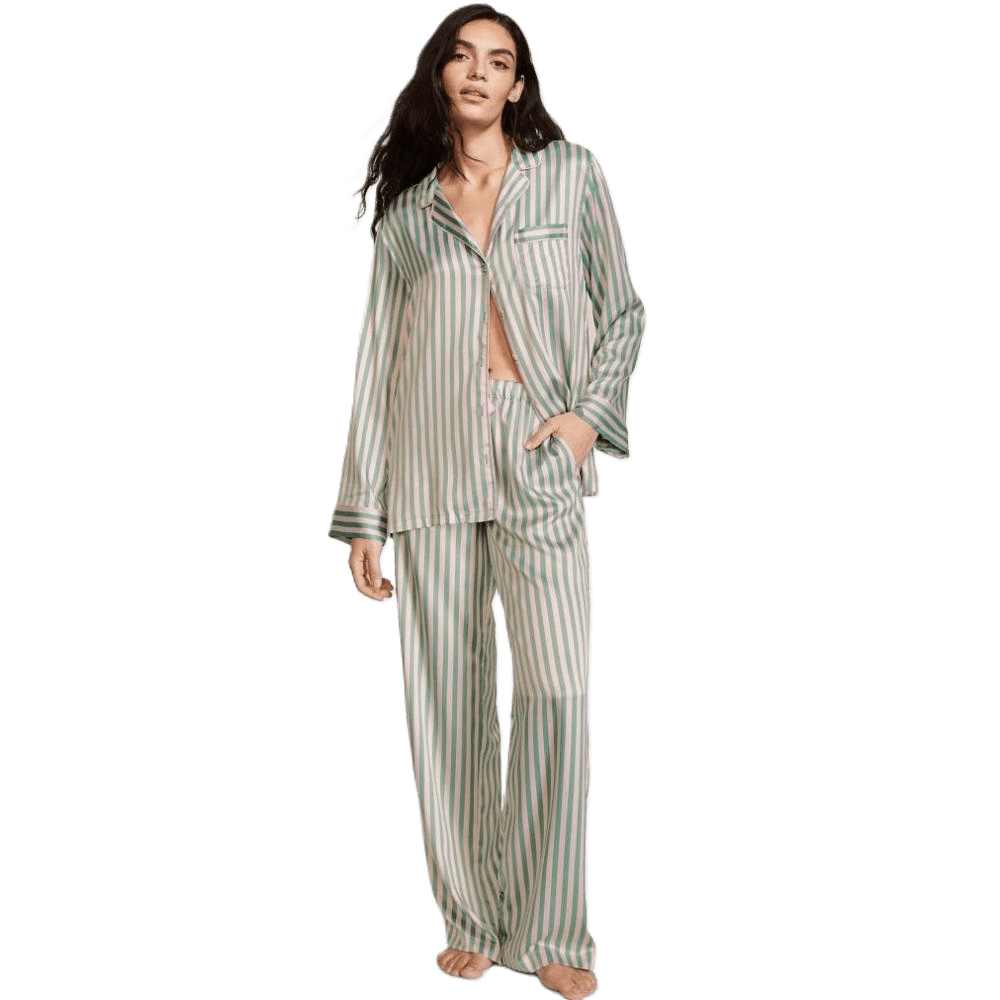 Satin Long PJ Set