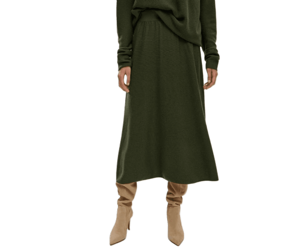 MEDA Strickrock aus reiner Schurwolle