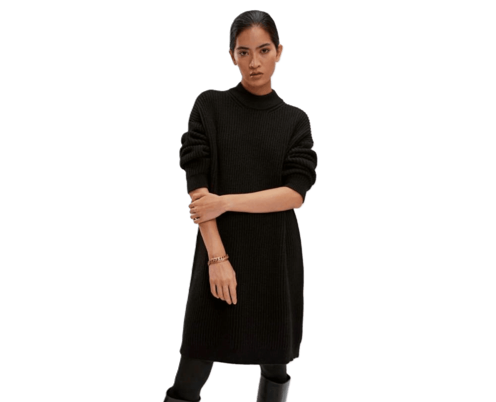 ANDRIA Strickkleid aus Woll_Mix