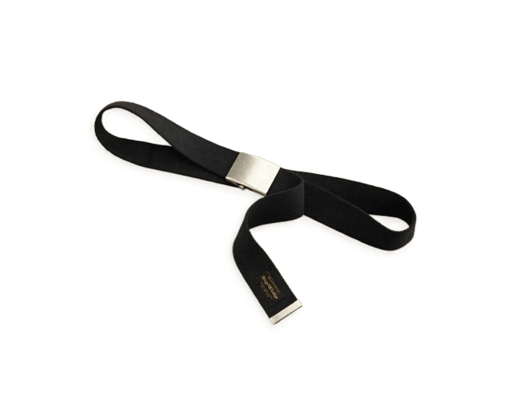 Kings of Indigo Vegan Belt Black - Gürtel aus Baumwolle