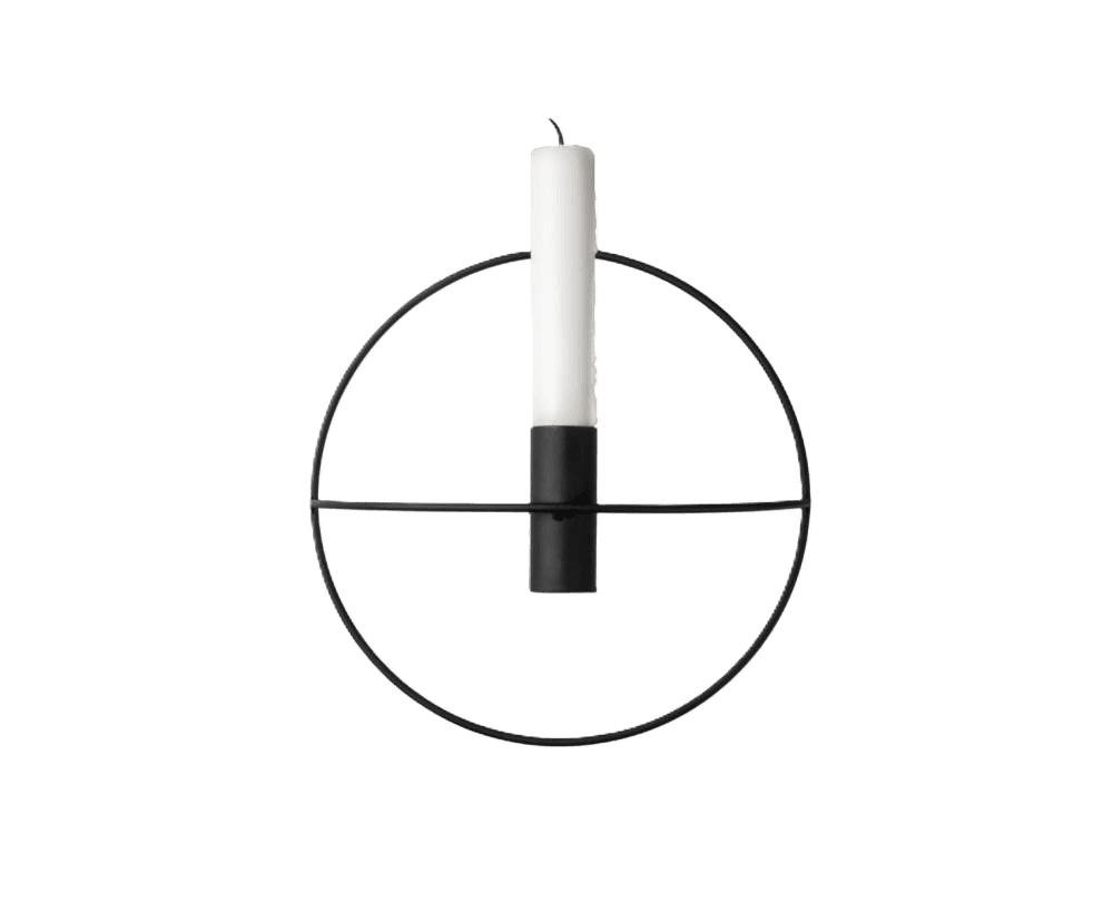 Candleholder Wall Round