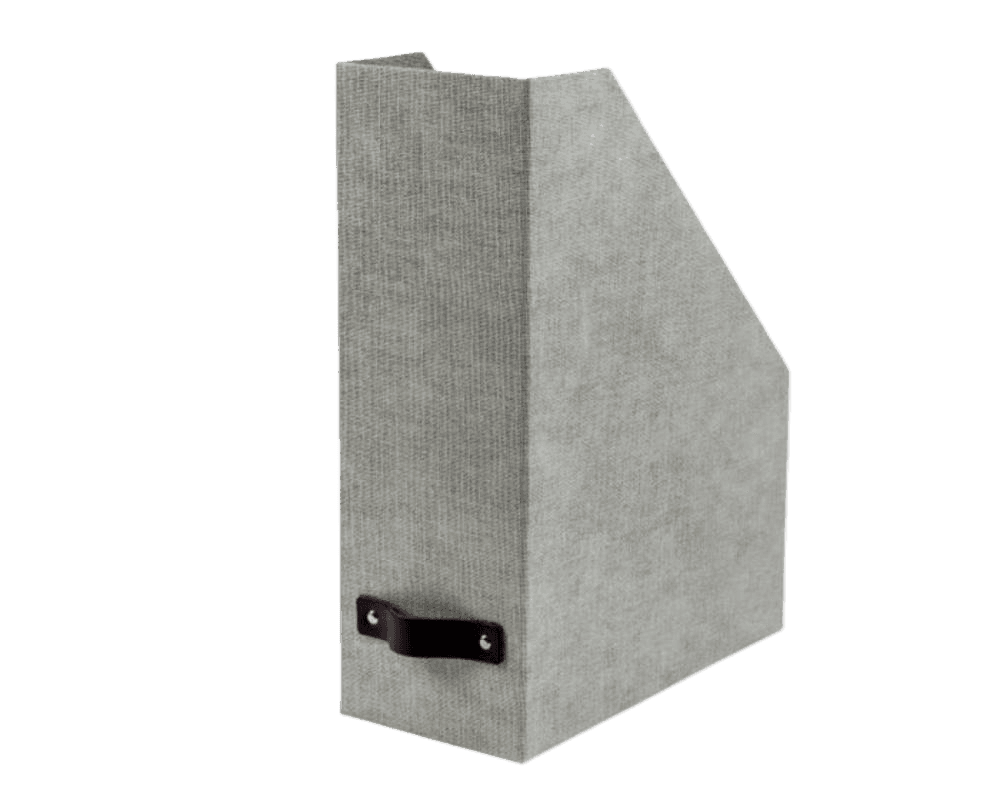 Magazine Holder Canvas Sand Beige