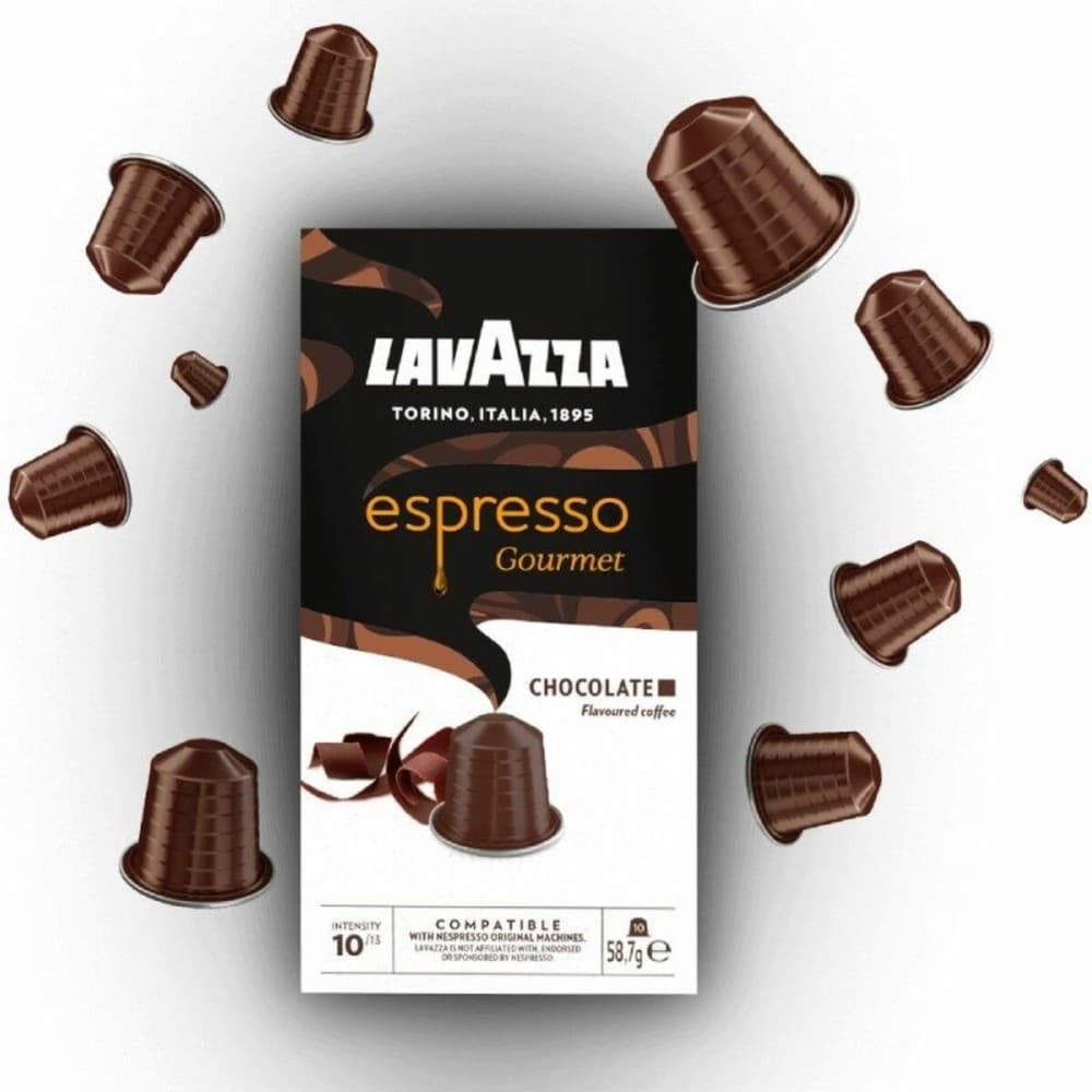 Coffee Capsules Lavazza Espresso Gourmet Chocolate 10 Pieces (10 Units)