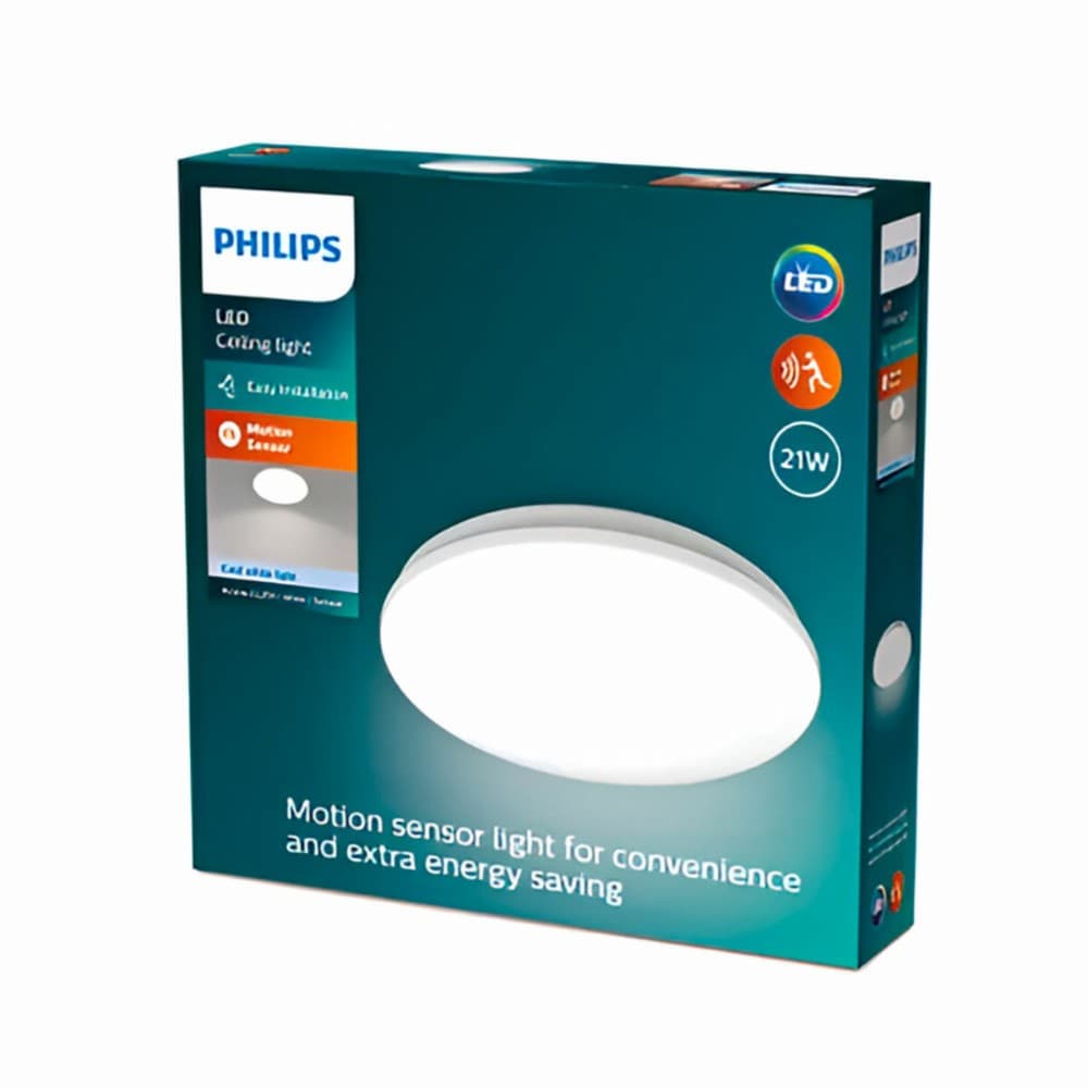 LED Flush-fitting ceiling light Philips acuna 21W White Metal (4000 K)