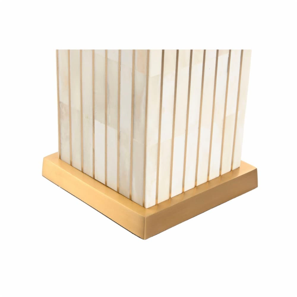 Desk lamp Home ESPRIT Beige Golden 50 W 220 V