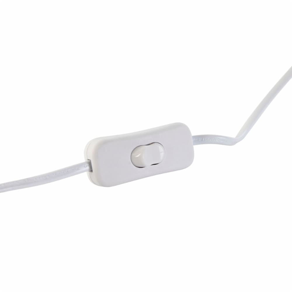 Desk lamp Home ESPRIT White Brown Crystal Rope 220 W 60 V 28 x 28 x 45 cm (2 Units)