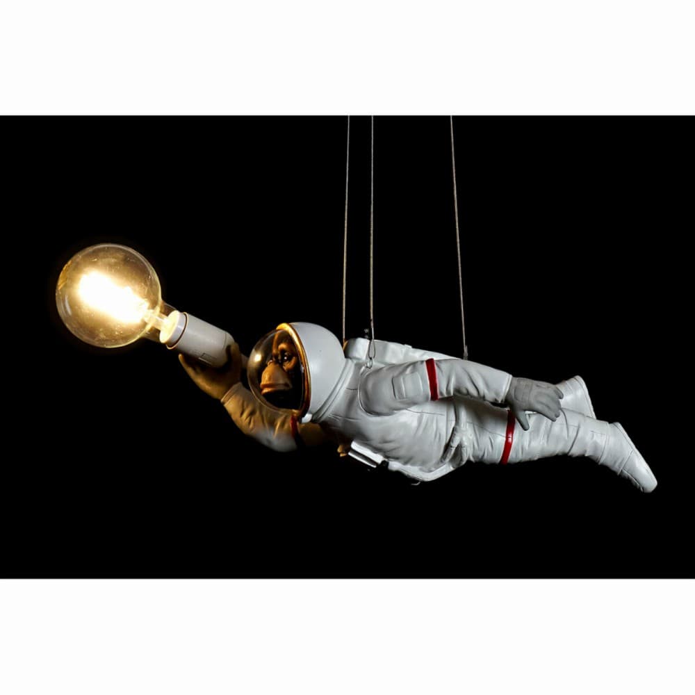 Ceiling Light DKD Home Decor Black White Resin 220 V 50 W (46 x 14.5 x 20 cm) (2 pcs)