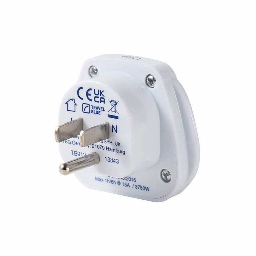 Universal Travel Power Adapter Travel Blue TB-912 United States AC x 1