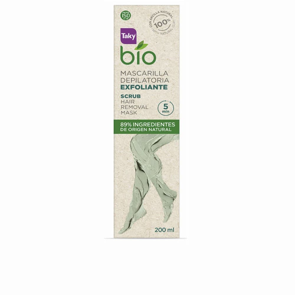 Body Hair Removal Wax Taky Bio Natural 0% Scrub 200 ml