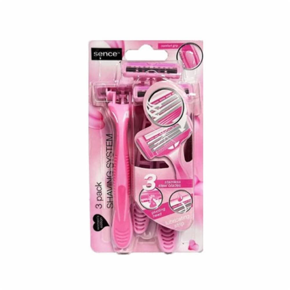 Disposable Razor Sence Pink (3 Units)