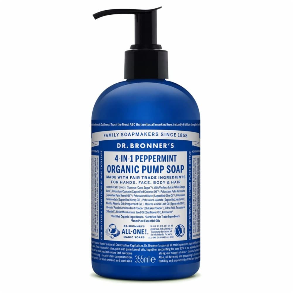 Hand Soap Dr Bronner's 4 in 1 Peppermint 355 ml