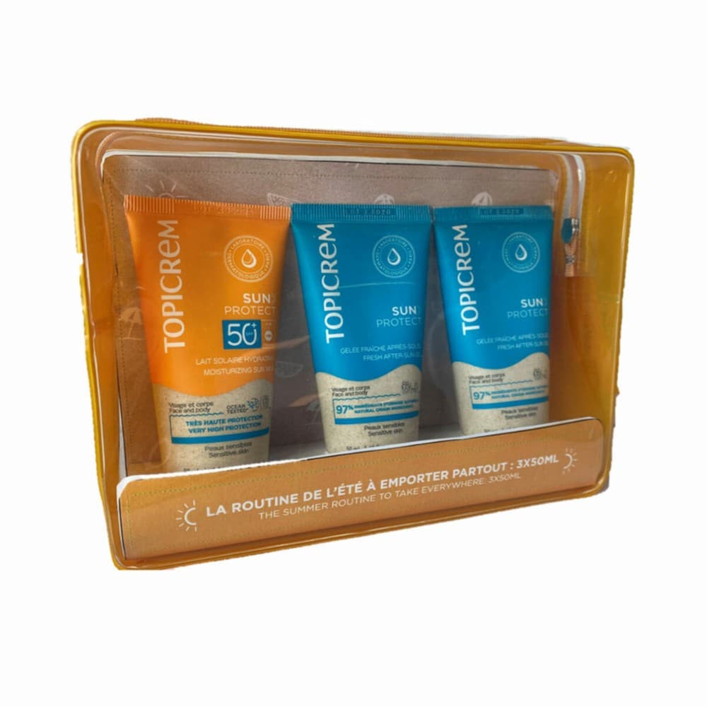 Sun Protection Set Topicrem SUN PROTECT Spf 50 Spf 50+ 3 Pieces
