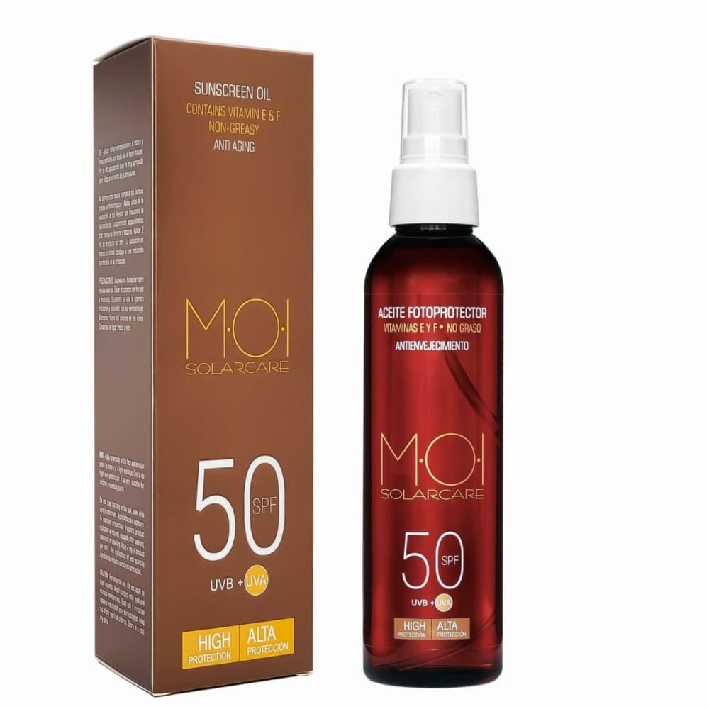 Sunscreen Oil MOI ACEITE FOTOPROTECTOR Spf 50+ 150 ml