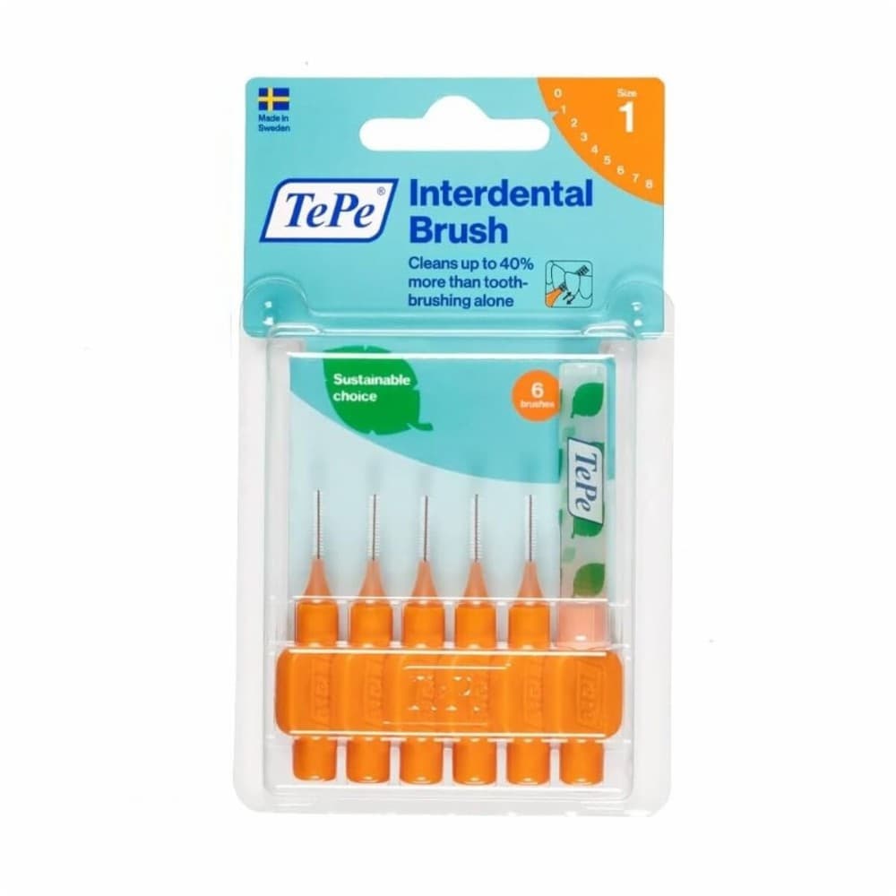 Interdental brushes Tepe   Orange 0,45 mm 6 Units