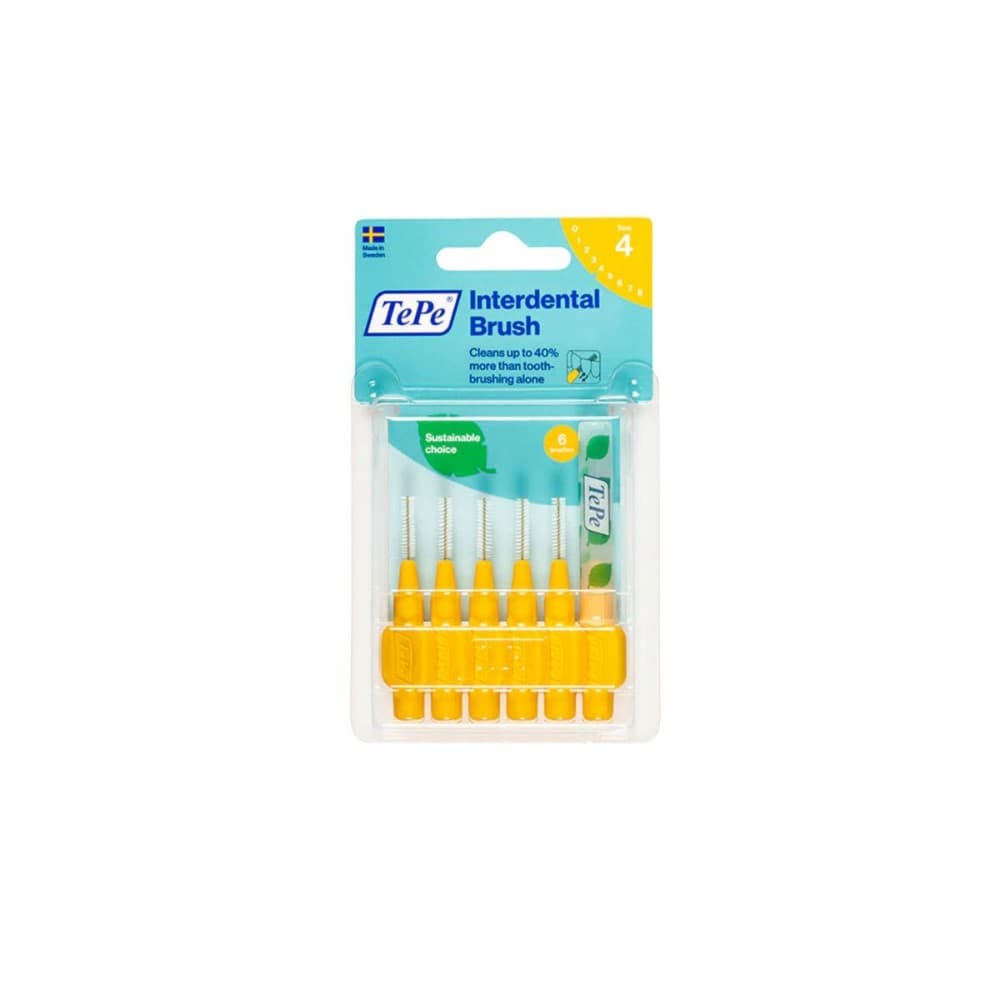 Interdental brushes Tepe Yellow 0,7 mm 6 Units