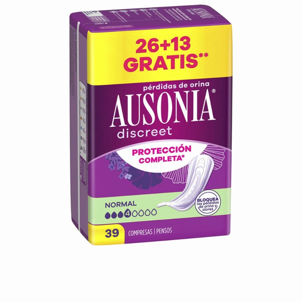 Incontinence Sanitary Pad Ausonia DISCREET 39Units