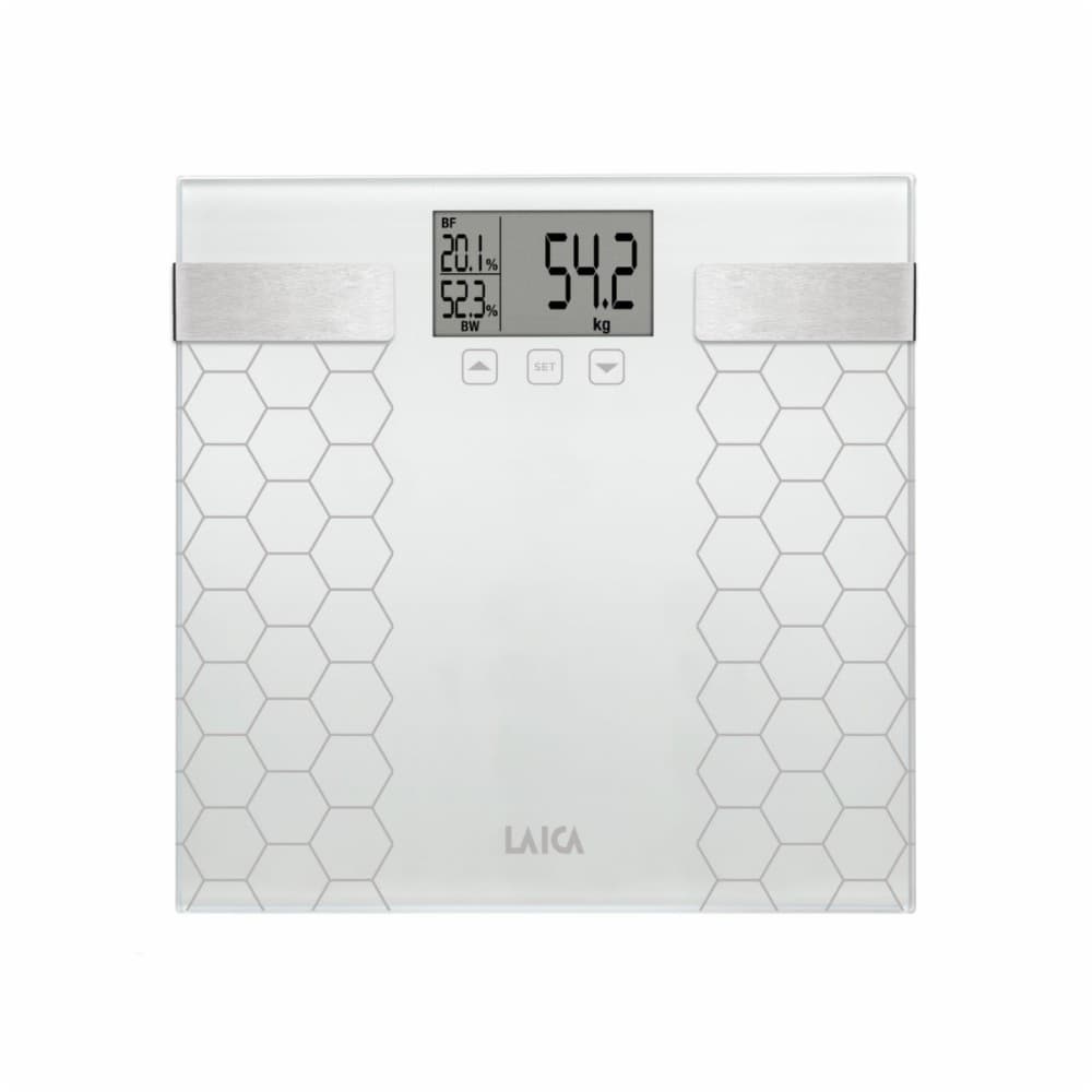 Digital Bathroom Scales LAICA PS5014 White Glass 180 kg
