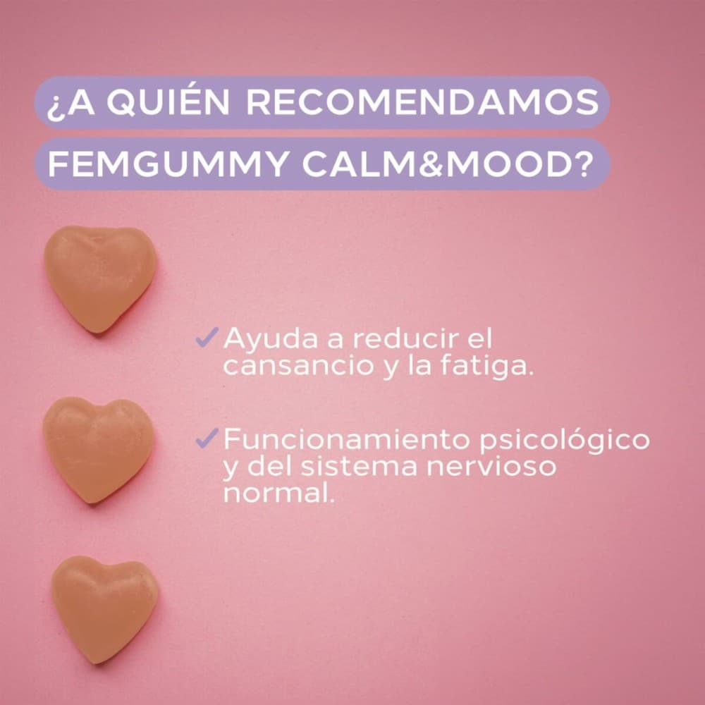 Food Supplement Cumlaude Lab FEMGUMMY CALM & MOOD 60 Units