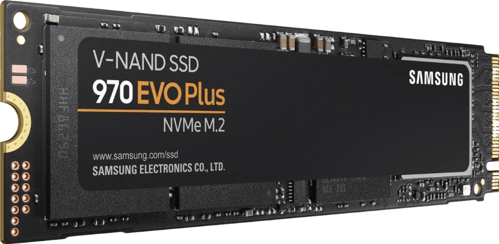SAMSUNG M.2 SSD 250GB 970 EVO Plus,PCI-E 3.0 NVMe 1.3,Read Up to 3.500 MB/s, Write Up to 2.300 MB/s
