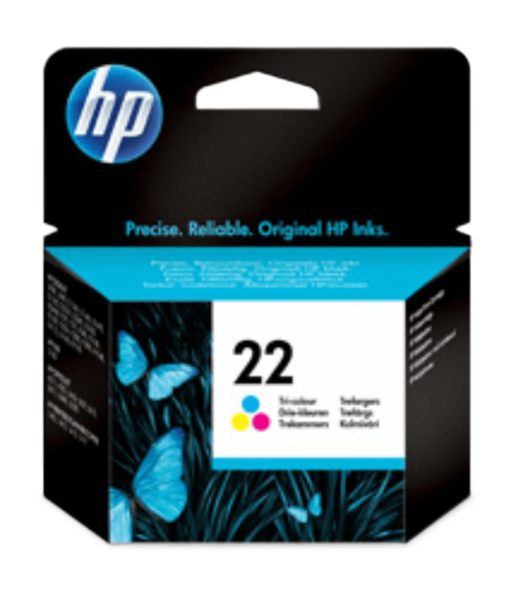 HP No.22 Inkjet Print Cartr.tri-colour (5 ml)  za DeskJet 3920/3940,psc1410,Off.J 5610