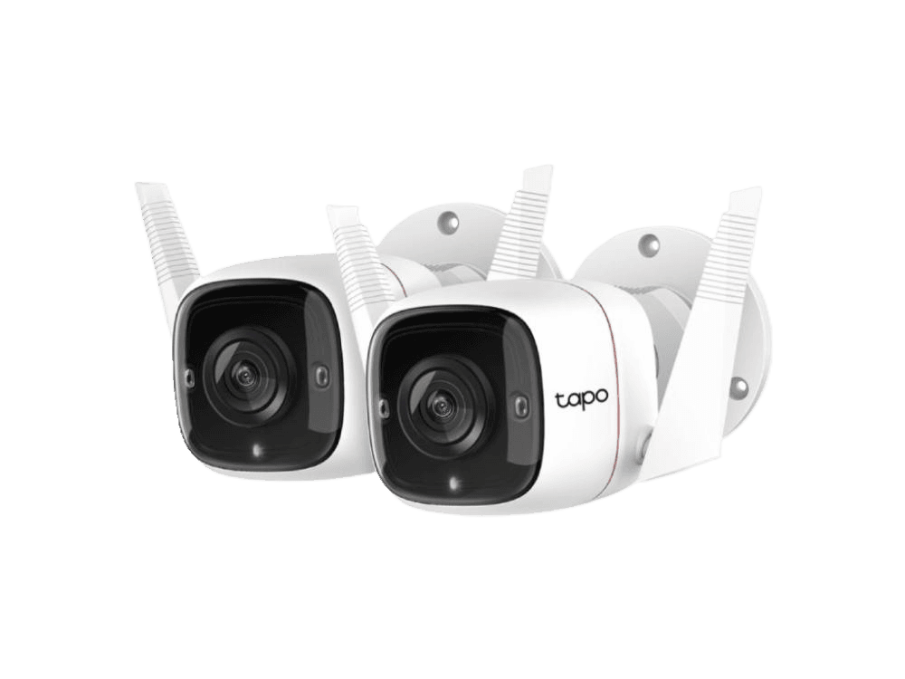 TP-LINK TAPO C310P2 (TAPO C310*2) Outdoor Security Wi-Fi Camera, 3MP, Ultra-High-Definition Video
