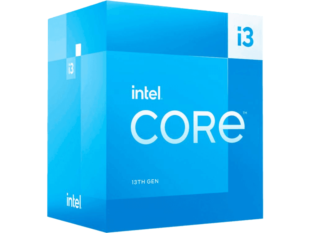 INTEL Quad-Core i3-13100F, 3.4 GHz(4.30 GHz Turbo), 12 MB Cache, LGA1700, Raptor Lake