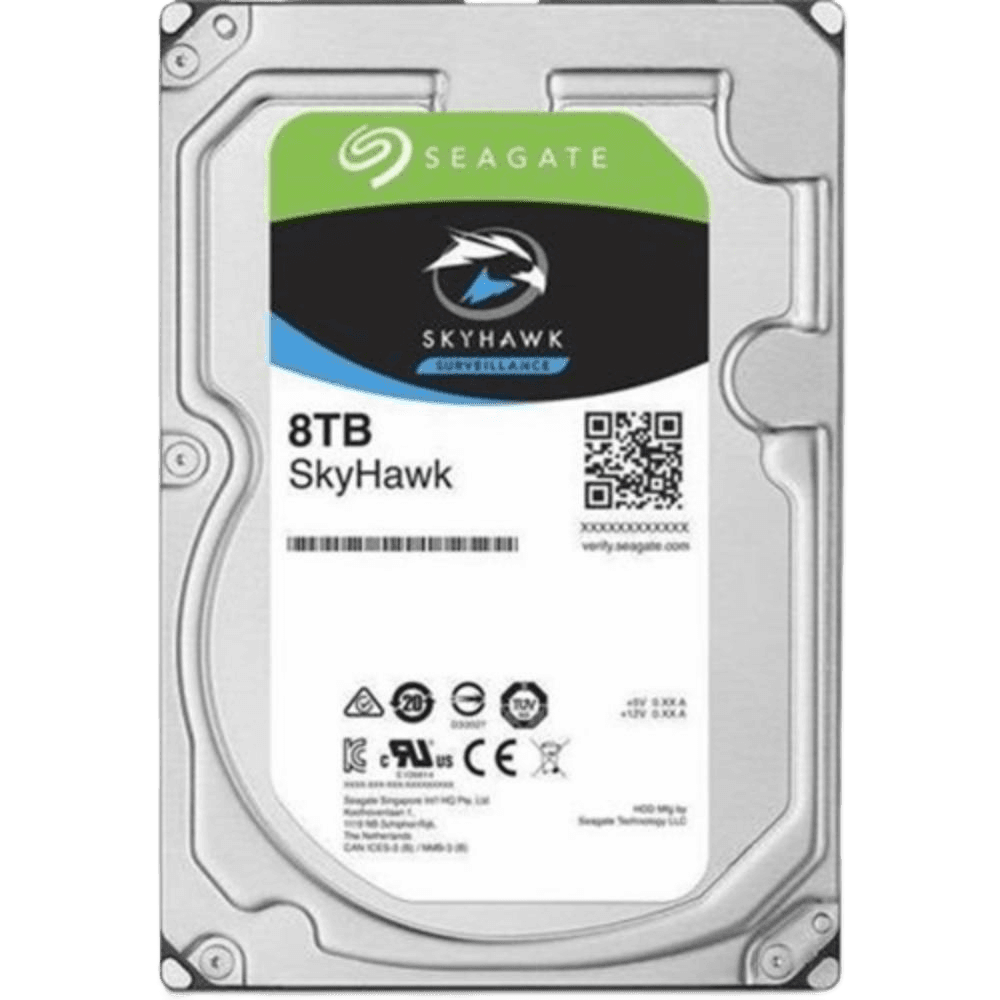 SEAGATE SkyHawk Surveillance 8TB, ST8000VX004, 256MB cache, SATA 6Gb/s, 7200 rpm