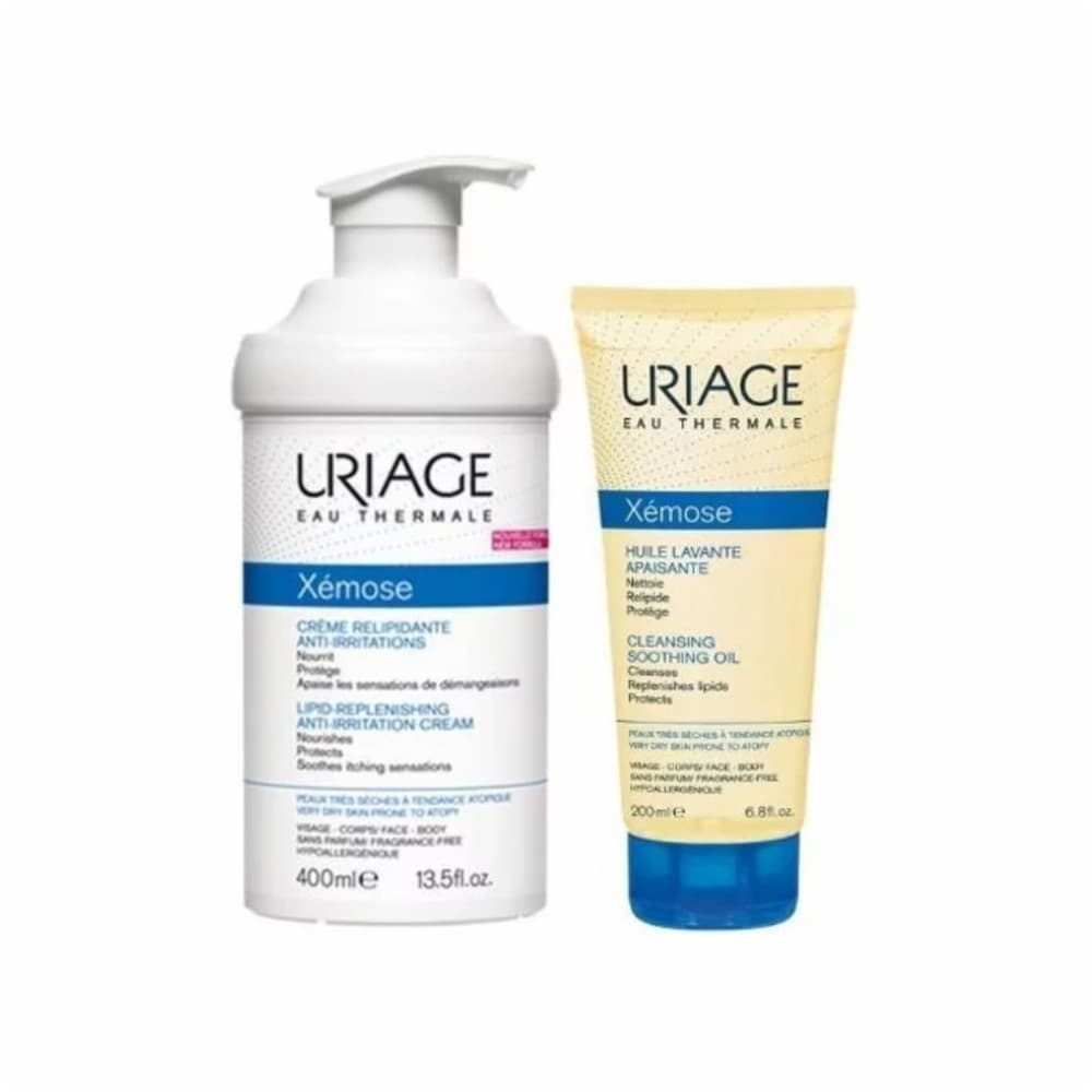 Uriage X�mose Lipo Replenishing Anti Irritation Cream 500ml Set 2 Artikel